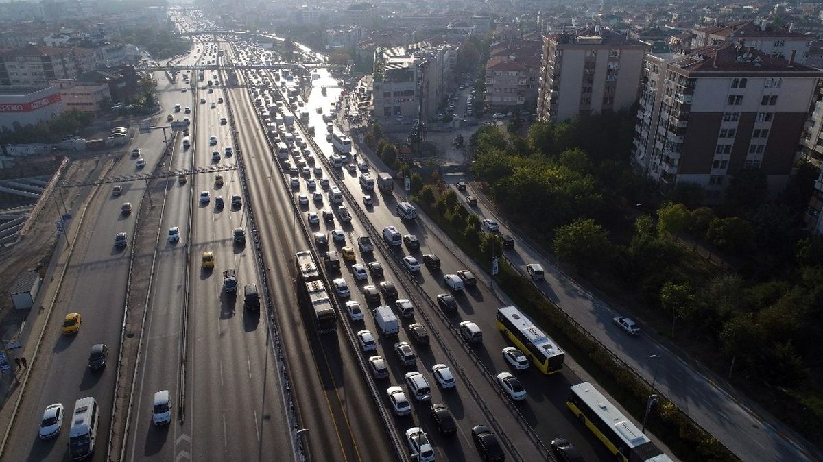 İstanbul\'da Trafik Yoğunluğu