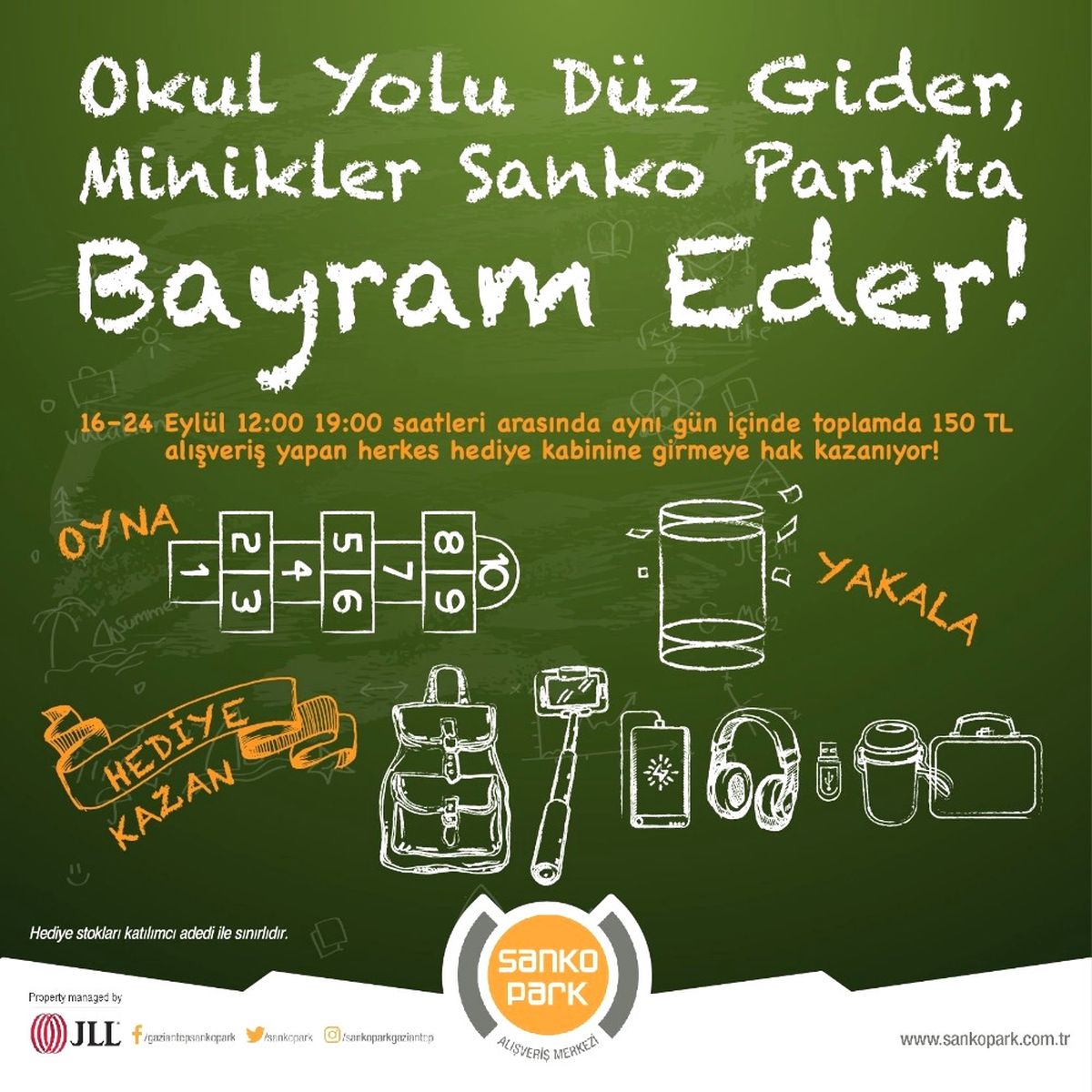 Okula Dönüş Hediyeleri Sanko Park\'tan