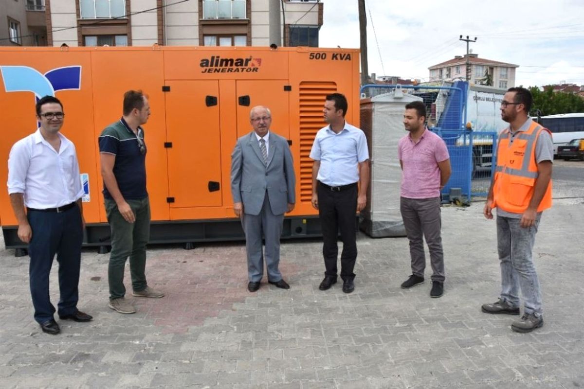 Teski\'nin Jeneratörleri Çorlu\'yu Susuz Bırakmadı