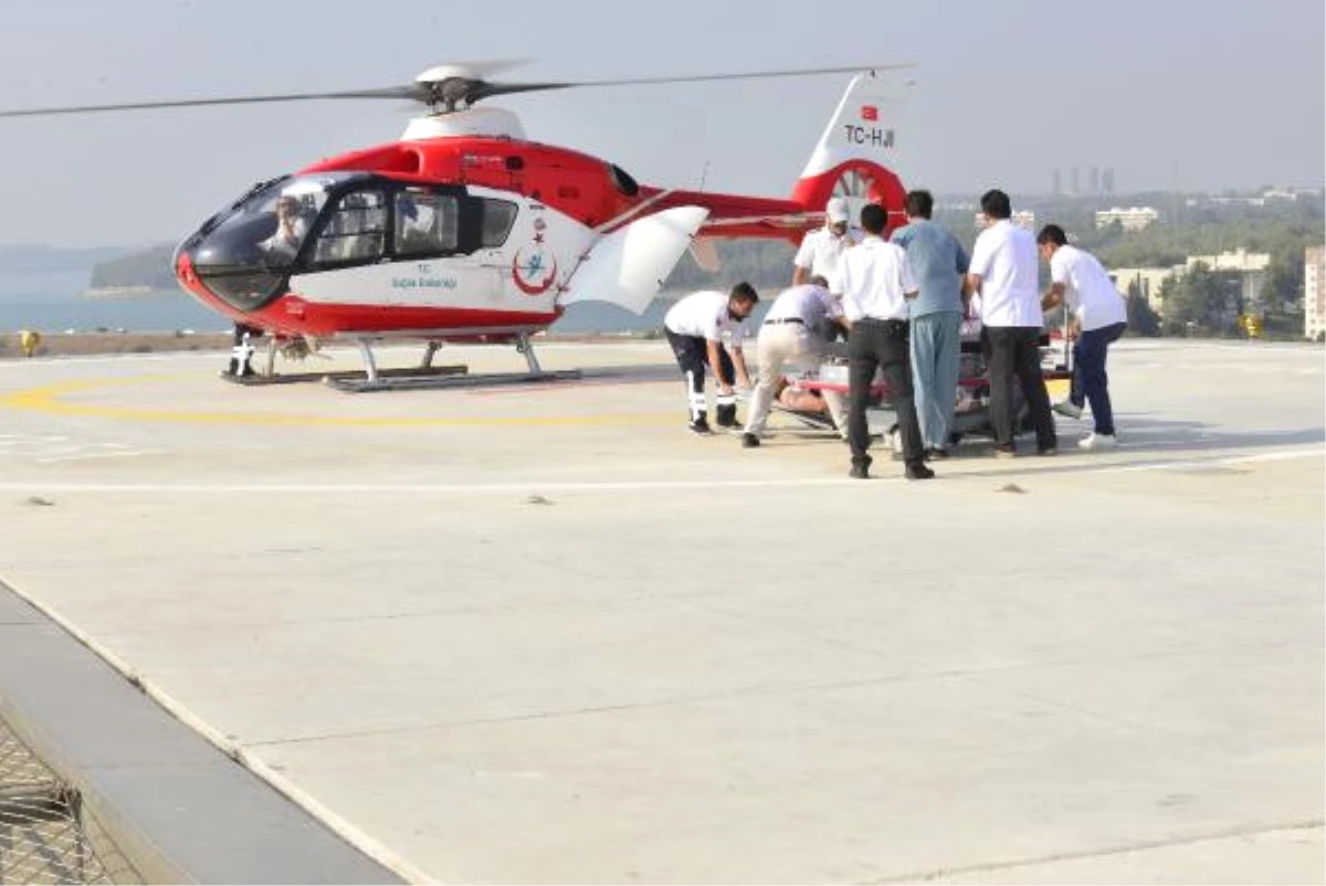Adana Şehir Hastanesi, Ambulans Helikopterle Gelen İlk Hastasını Kabul Etti