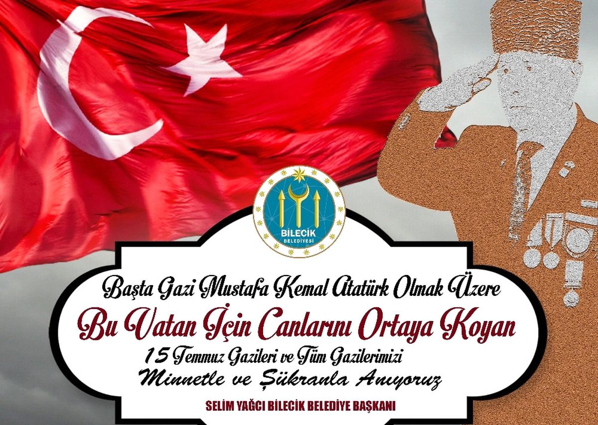 Başkan Yağcı\'nın \'Gaziler Günü\' Mesajı