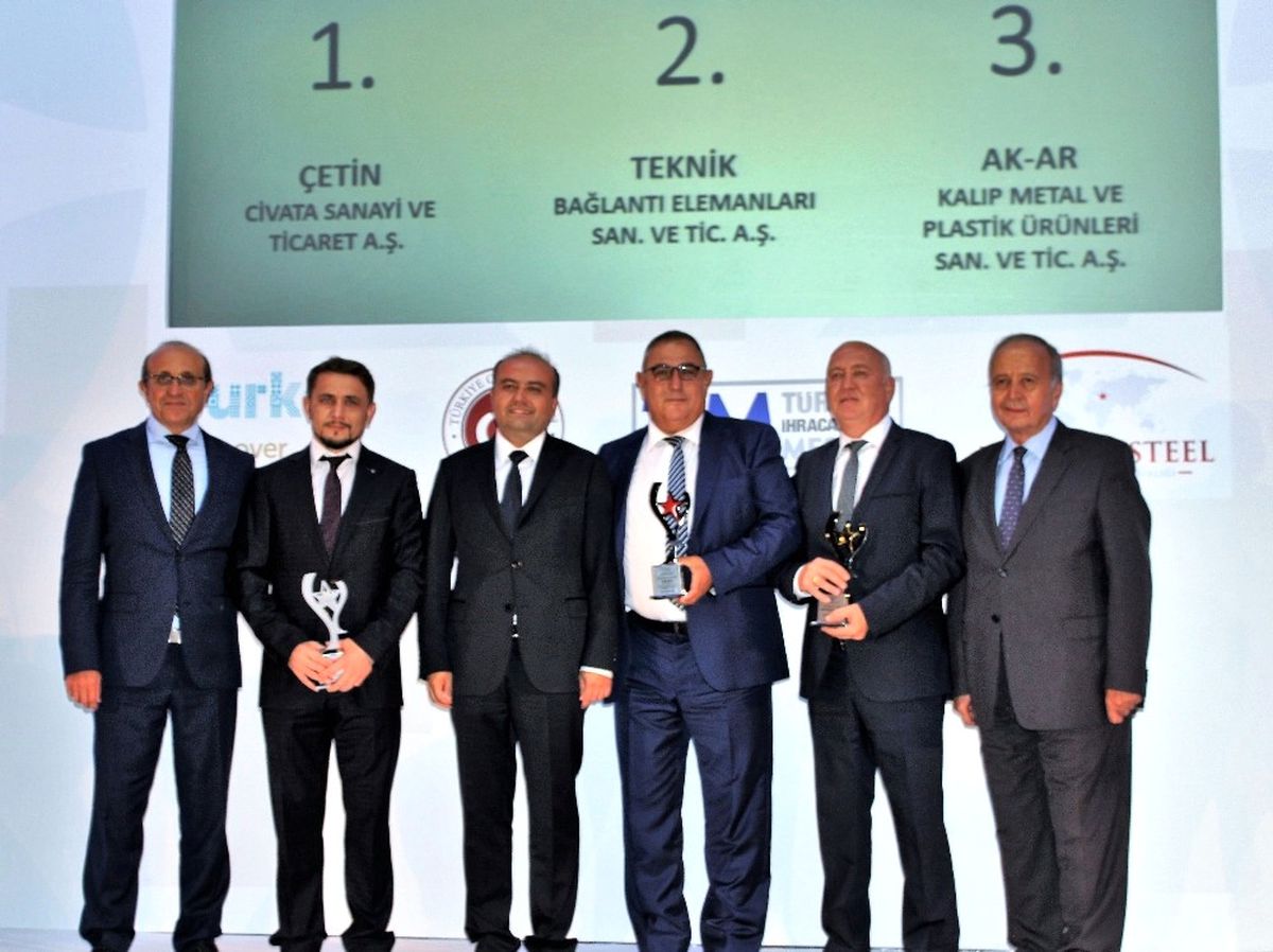 Çekin Civata İhracat Şampiyonu