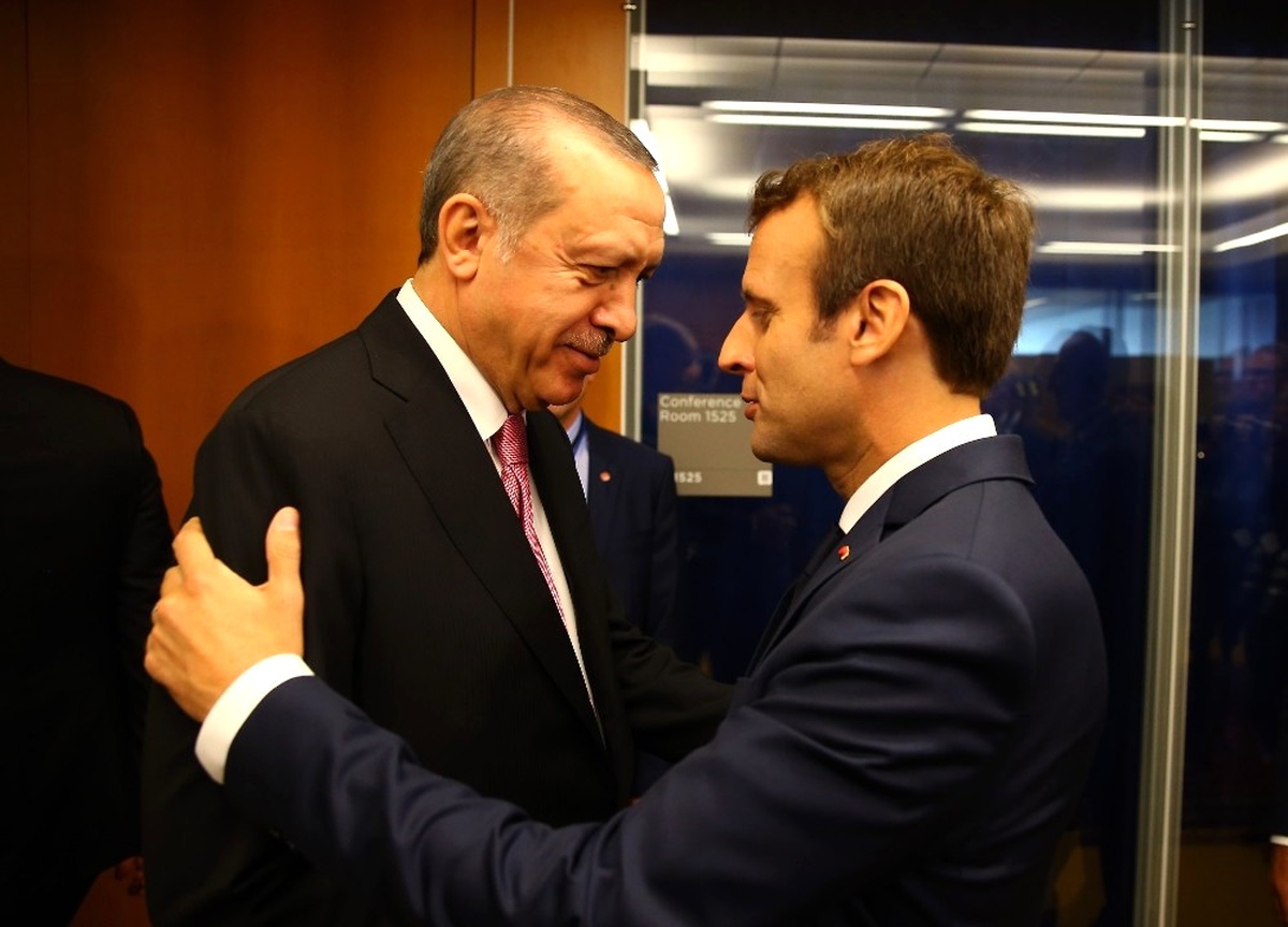 Cumhurbaşkanı Erdoğan, Fransa Cumhurbaşkanı Macron ile Görüştü