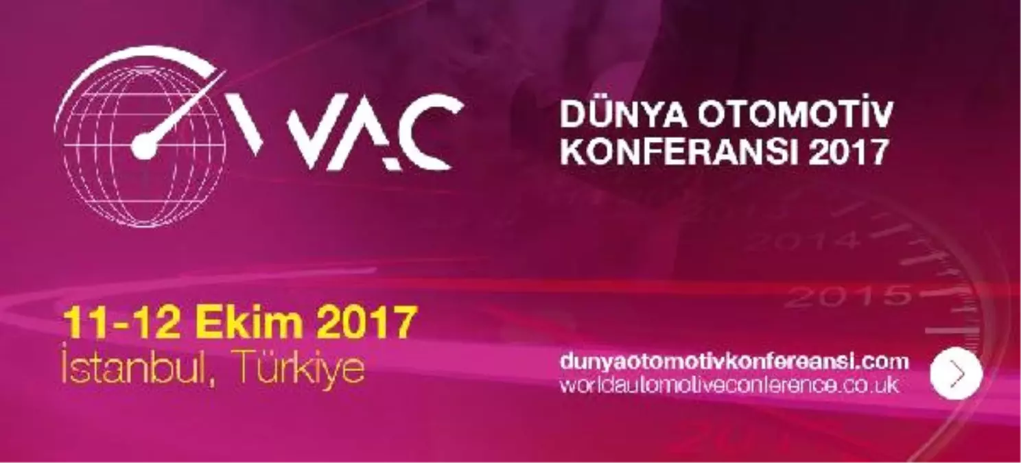 Dünya Otomotiv Konferansı İçin Geri Sayım