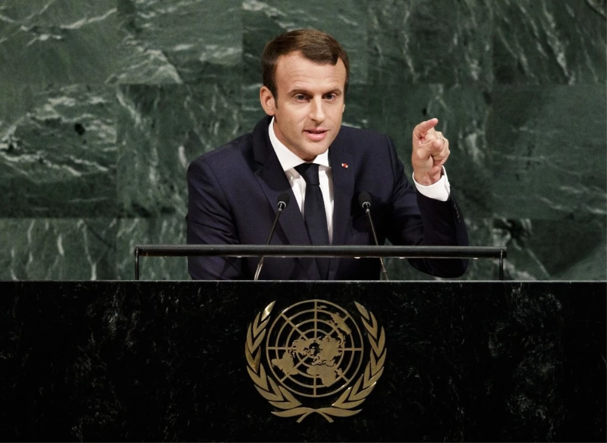 Fransa Cumhurbaşkanı Macron, BM Genel Kurulu\'na Hitap Etti (2)