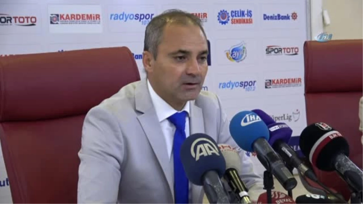 Kardemir Karabükspor Teknik Direktörü Sözeri: "Kazanmaya Odaklanacağız"