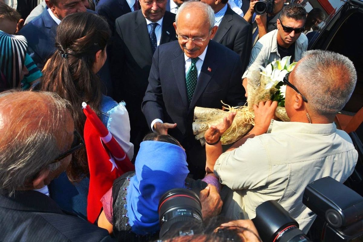 Kılıçdaroğlu Sungurlu\'da Karşılandı