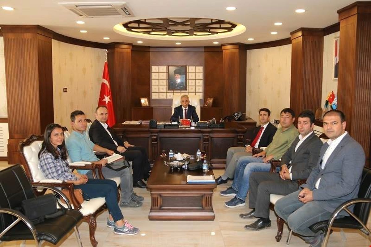 Mahalli İdareler Genel Müdürü Canalp\'tan Vali Toprak\'a Ziyaret