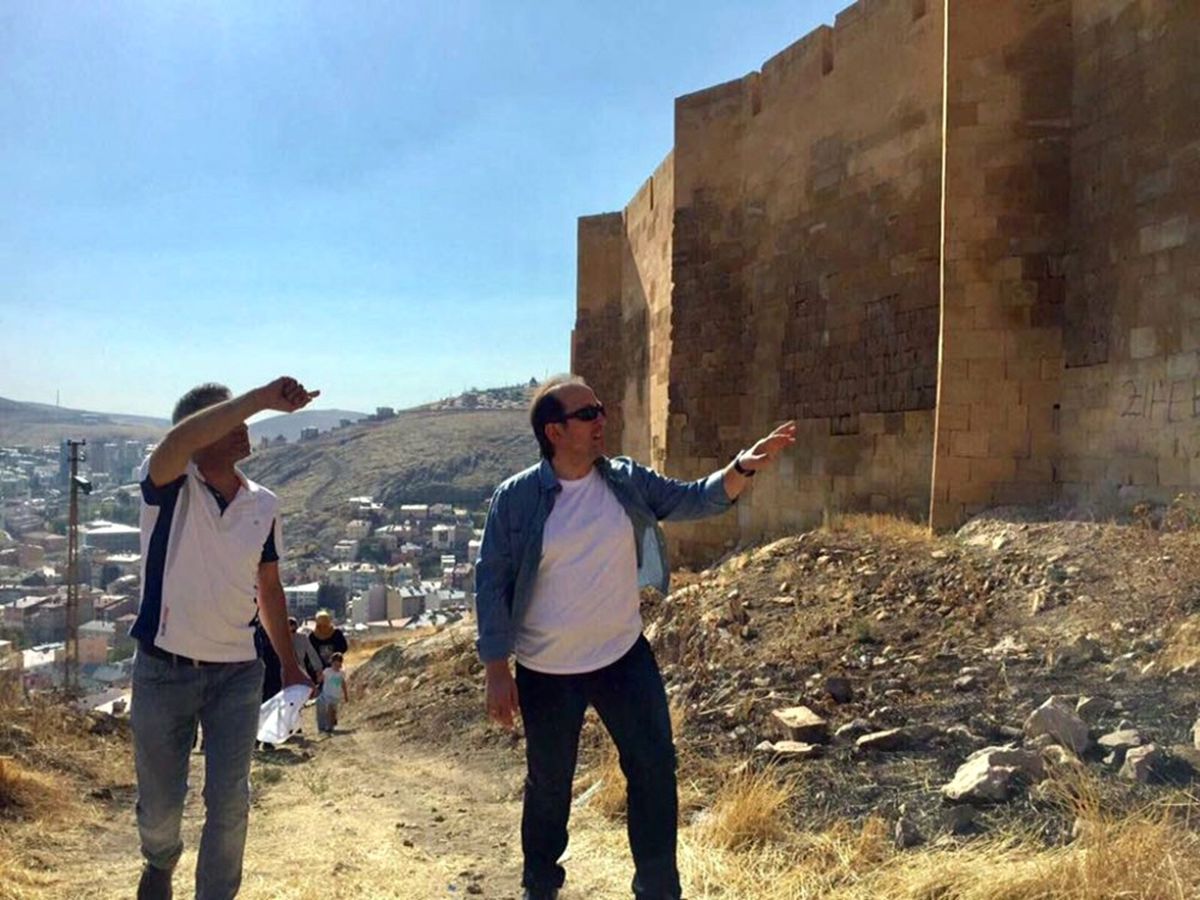 Vali Ali Hamza Pehlivan, Bayburt Kalesi\'nde İncelemelerde Bulundu