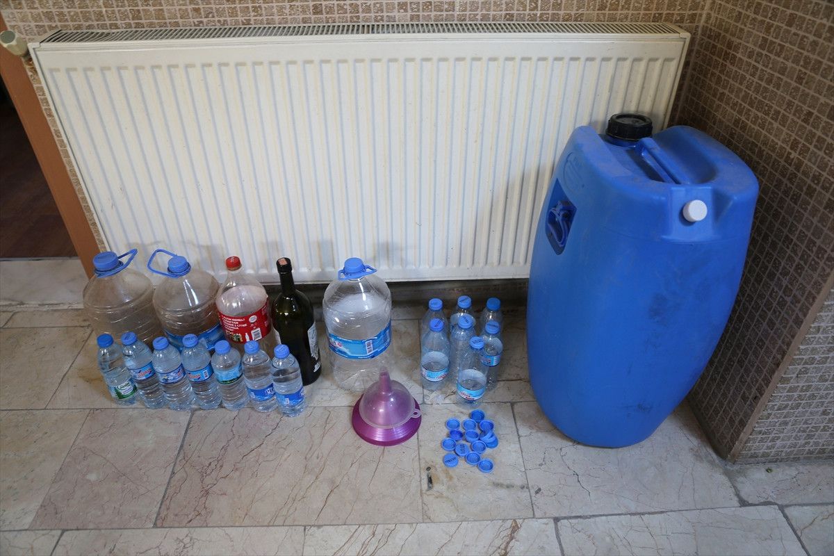 Yatağan\'da 25 Litre Sahte İçki Ele Geçirildi