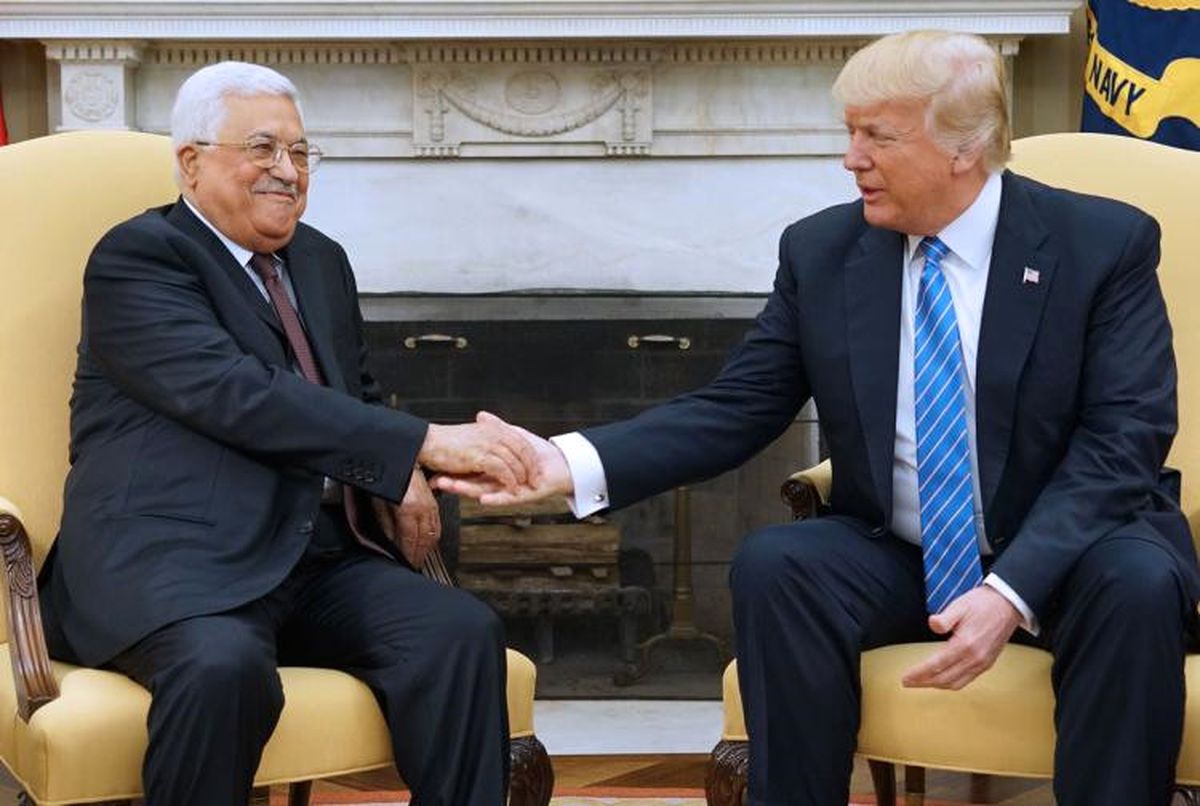 ABD Başkanı Trump, Filistin Devlet Başkanı Abbas ile Görüştü