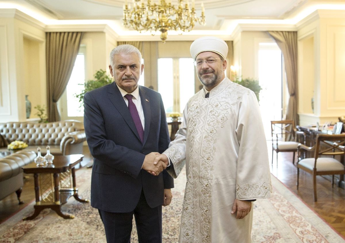 Başbakan Yeni Diyanet İşleri Başkanıyla Görüştü