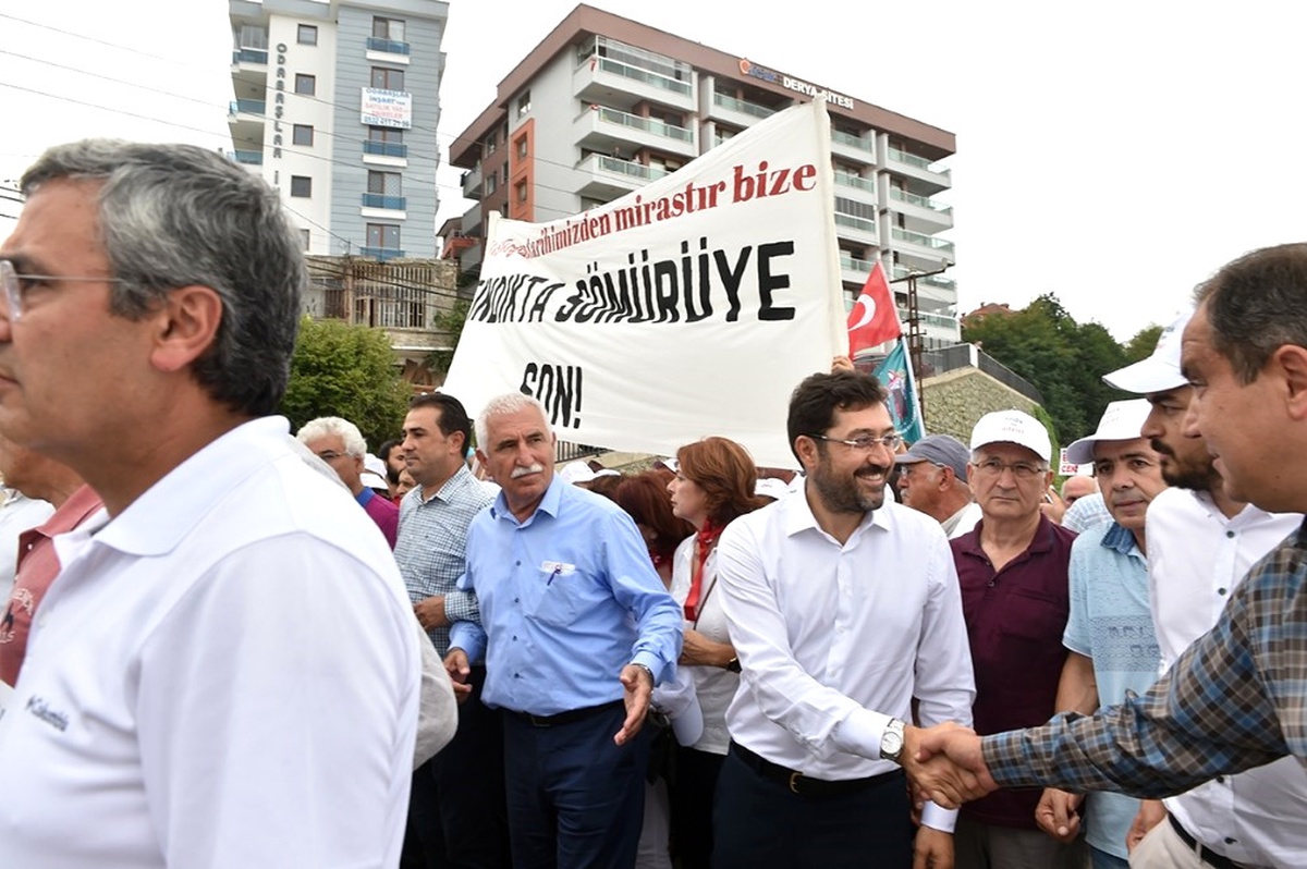 Başkan Hazinedar "Fındık İçin Adalet" Yürüyüşüne Katıldı