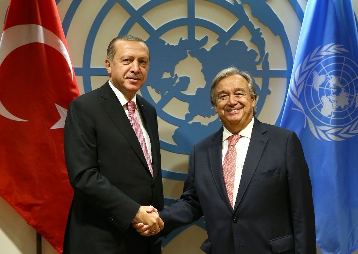 Cumhurbaşkanı Erdoğan, BM Genel Sekreteri Guterres\'i Kabul Etti