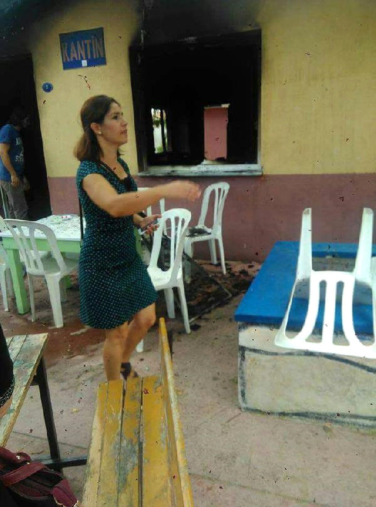 Okul Kantininde Yangın Çıktı