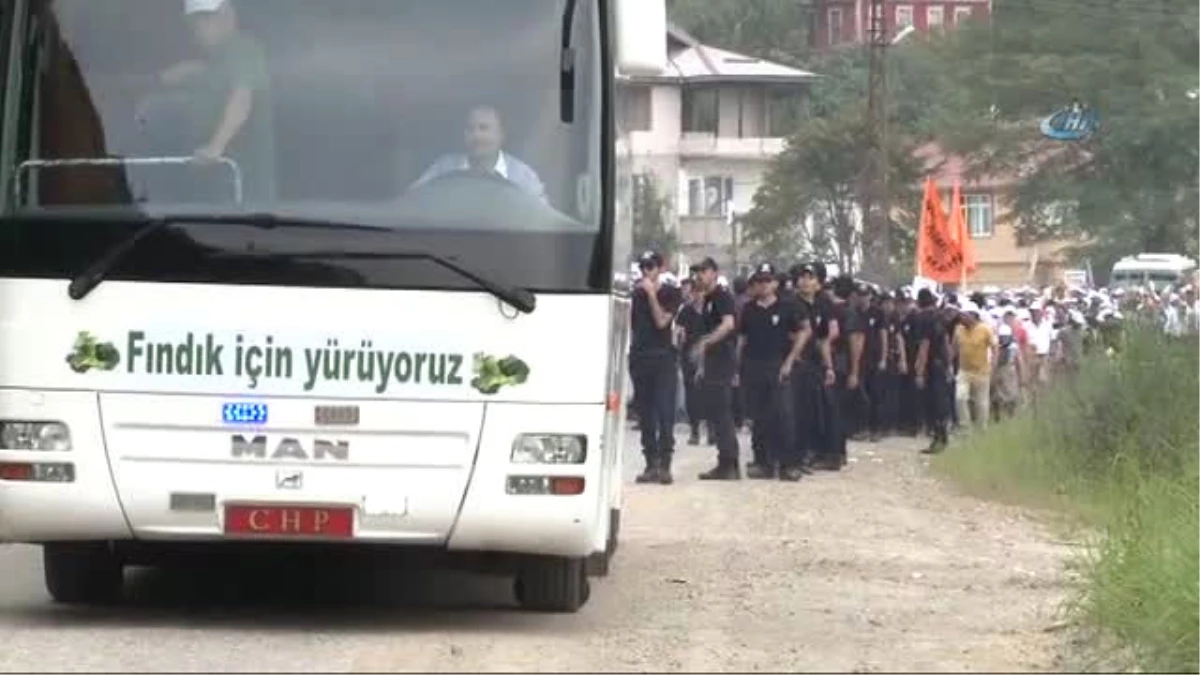 Ordu-Giresun Arasında Yapılan "Fındık İçin Adalet Yürüyüşü" 3. Gününde Tamamlandı