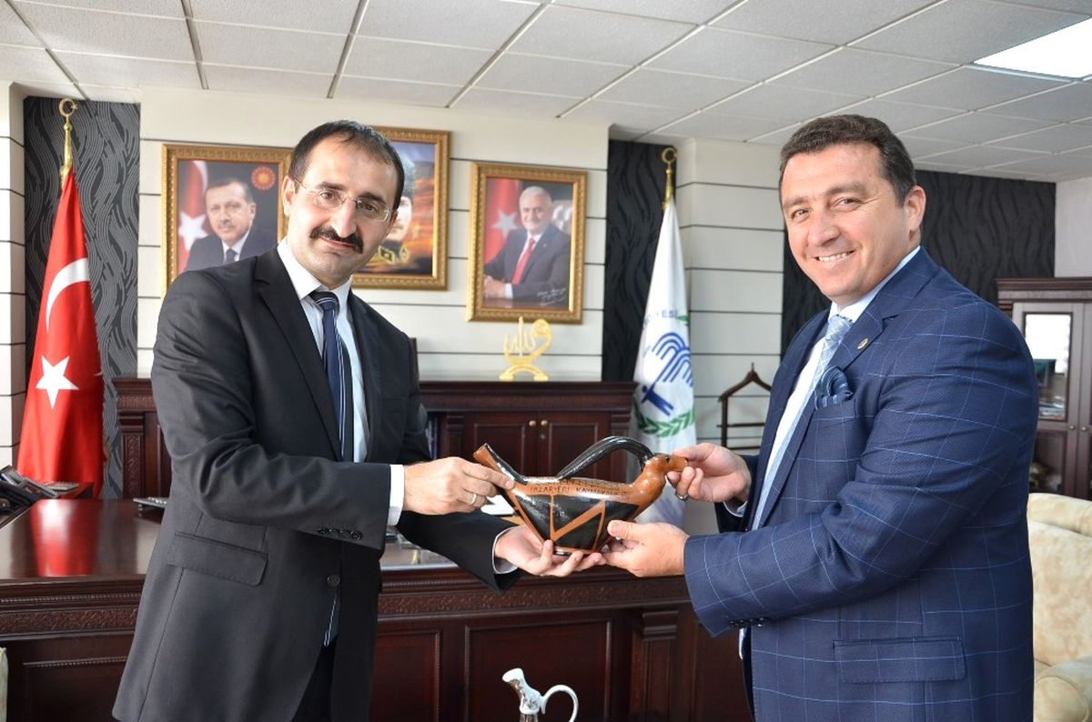 Pazaryeri Kaymakamı Sağır\'dan Başkan Bakıcı\'ya İade-i Ziyaret
