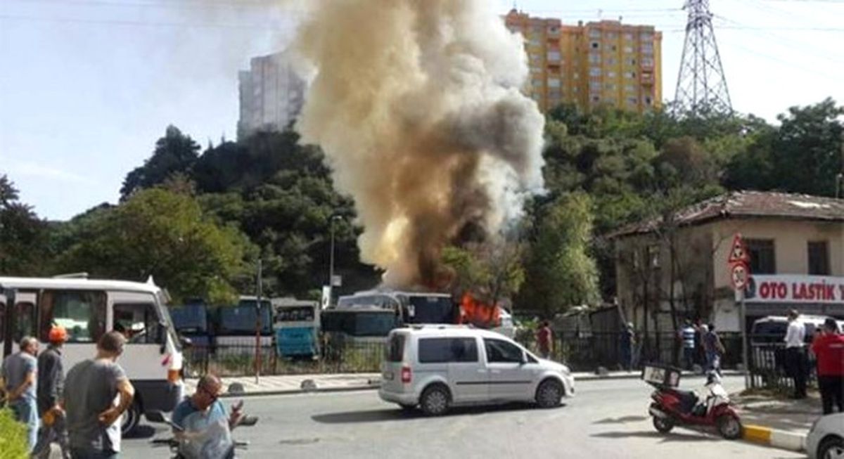 Sarıyer\'de Yangın