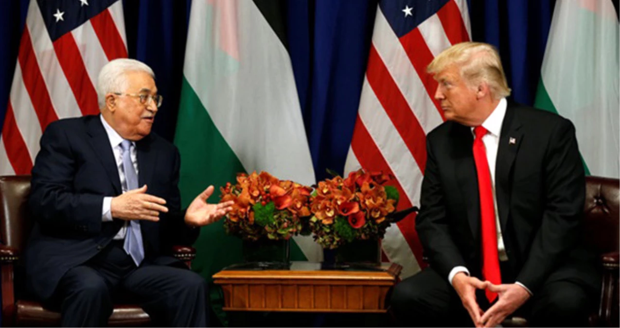 Trump, Filistin Devlet Başkanı\'nın Yanında Söyledi: İsrail\'le Barışmanız Çok Zor