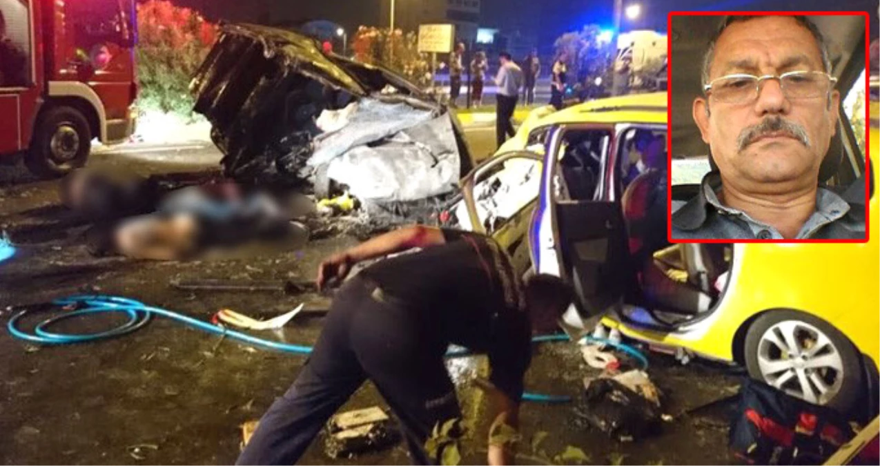 Antalya\'da Feci Kaza! Hayatını Kaybeden Taksi Şoförü, Oğlunun Düğününü Göremedi