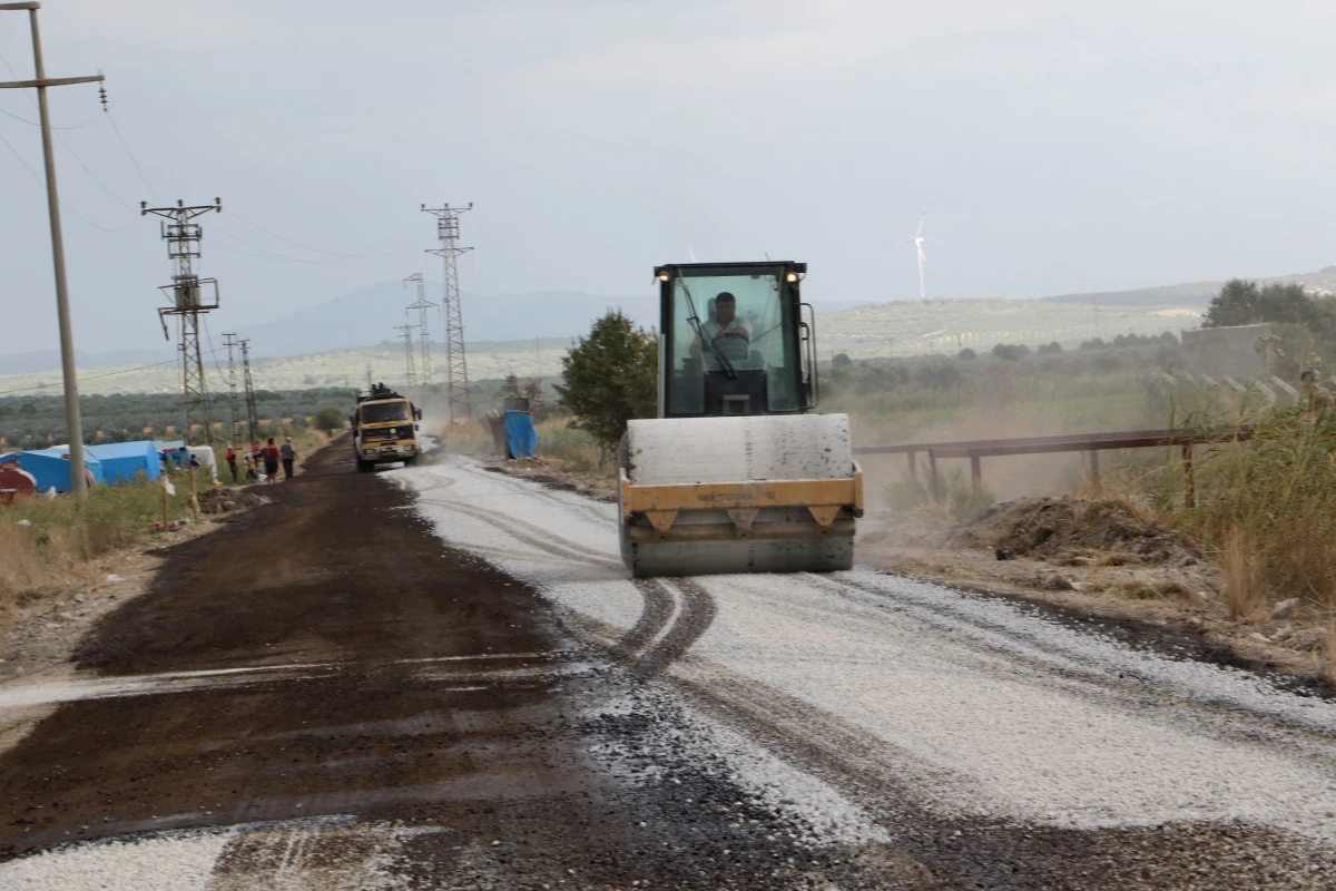 Çiftçilerin Yüzünü Güldüren Asfalt Çalışması