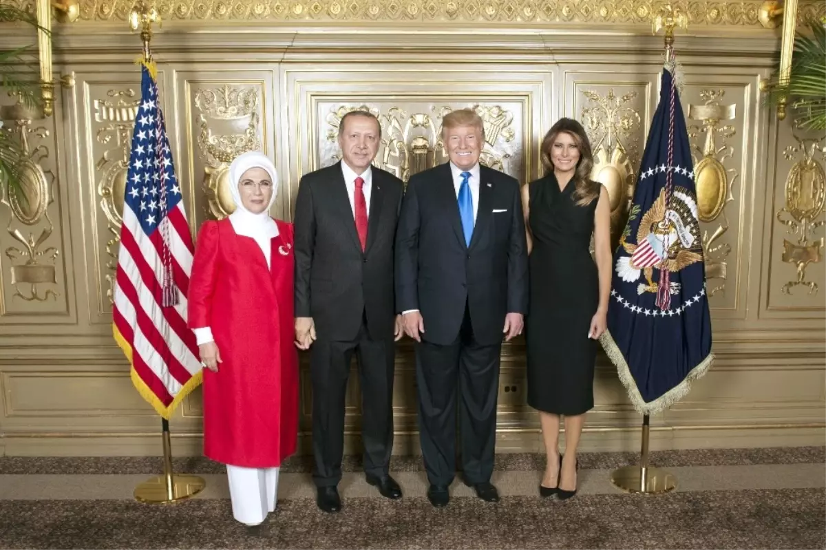 Cumhurbaşkanı Erdoğan ve Eşi, Trump Çiftinin Resepsiyonunda