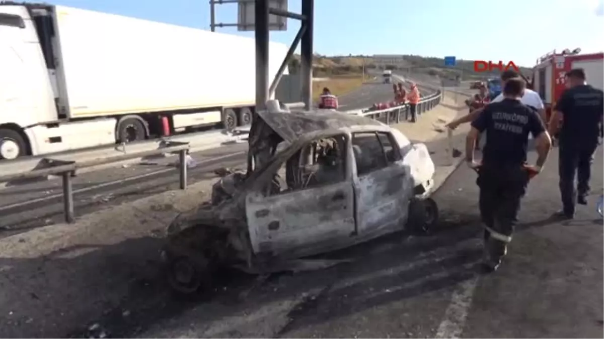 Edirne Polis Okulu Öğrencisi Trafik Kazasında Yanarak Öldü