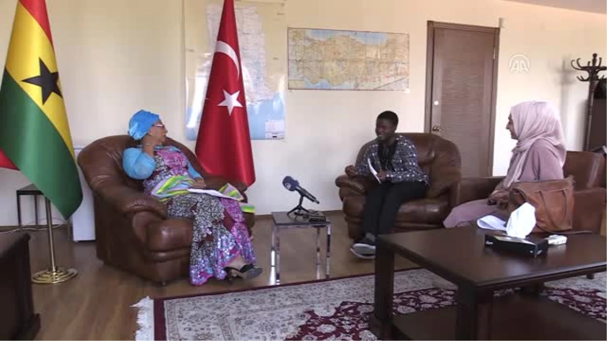 Gana Cumhuriyeti\'nin Ankara Büyükelçisi Salma Frances Mancell-Egala (1)