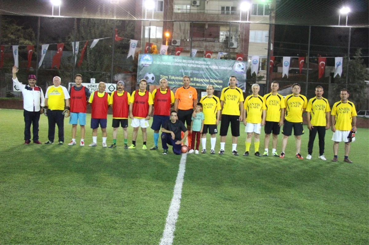 Söke Protokolü Futbolda Rakibine Acımadı