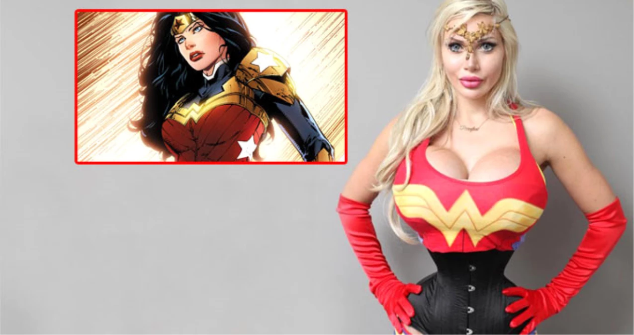 Wonder Woman\'a Benzemek İçin 200 Adet Estetik Ameliyat Geçirdi