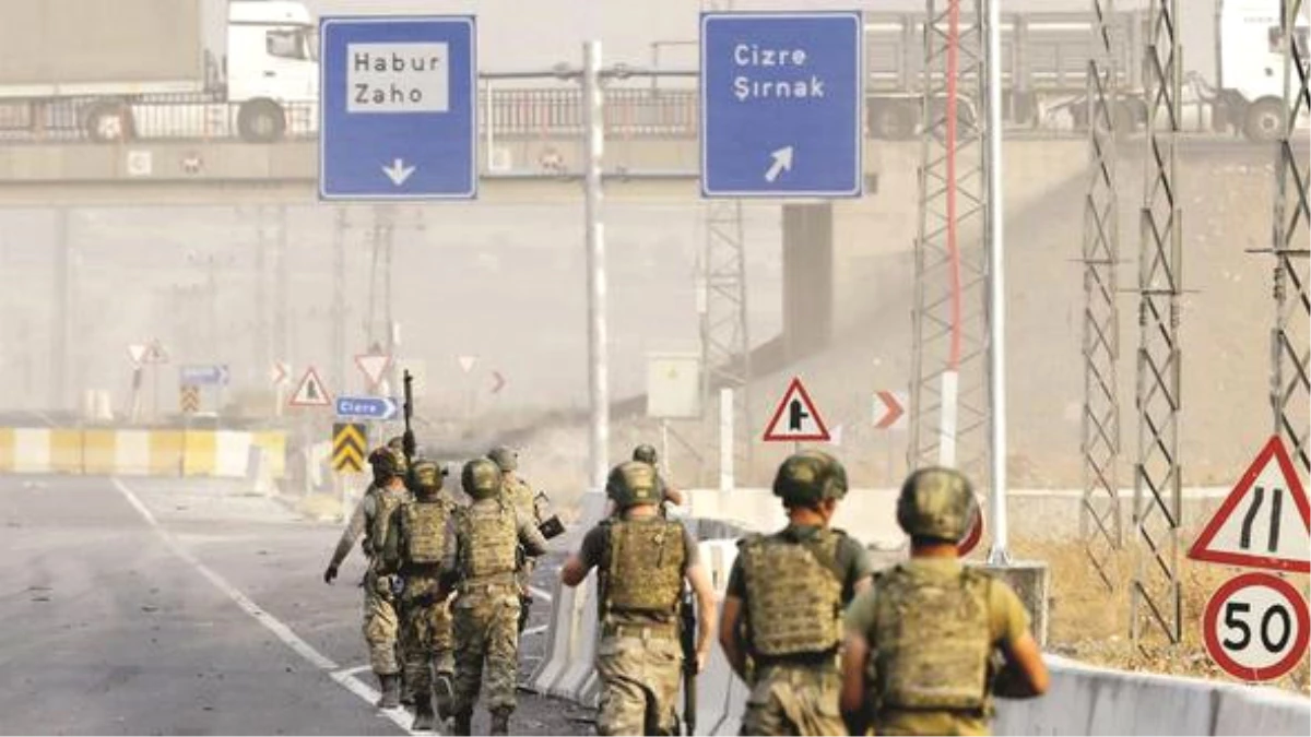 Irak Sınırında Mevziler Hazır! Asker Emir Bekliyor