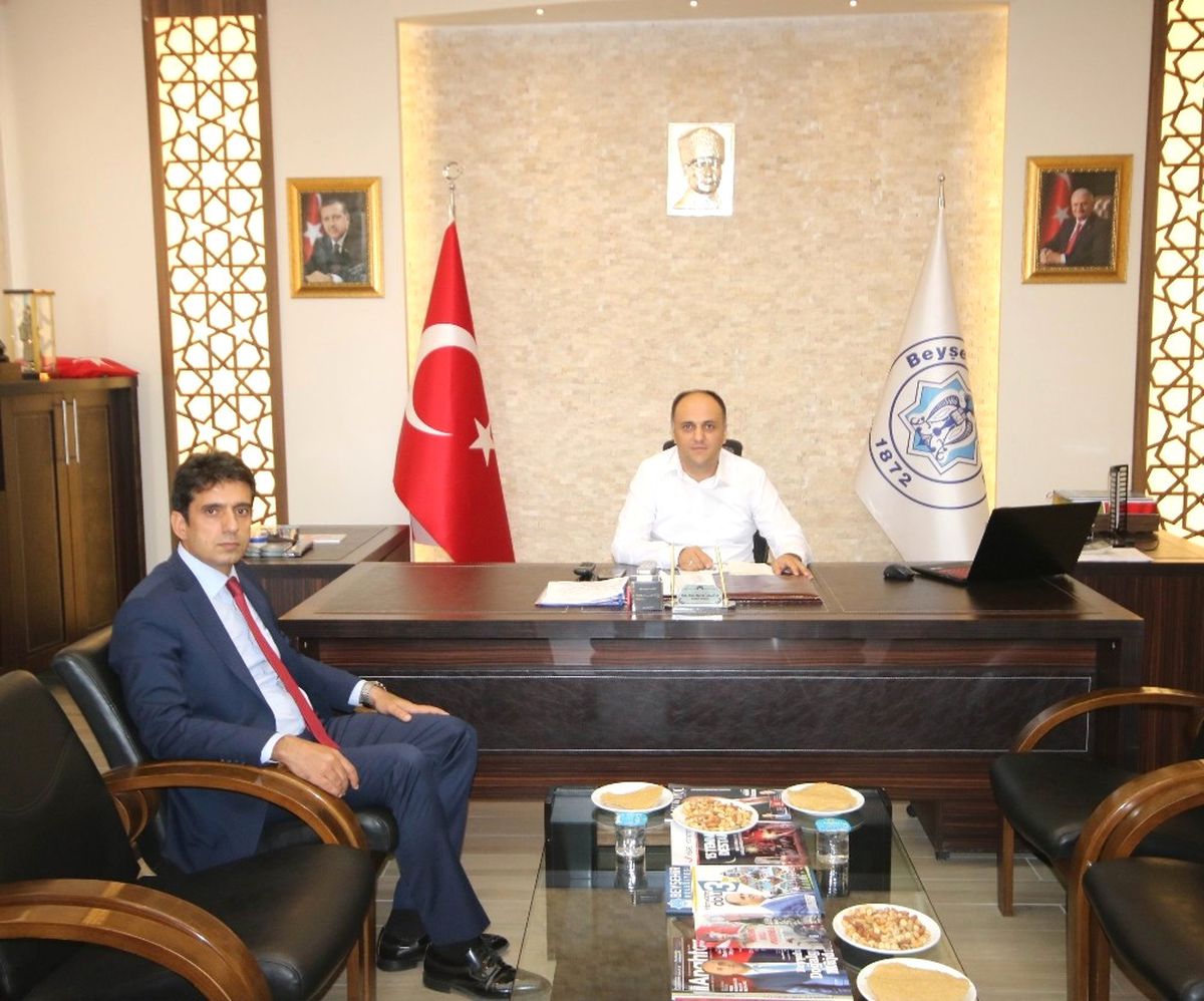 Konya Emniyet Müdürü Yaman, Beyşehir Belediyesini Ziyaret Etti