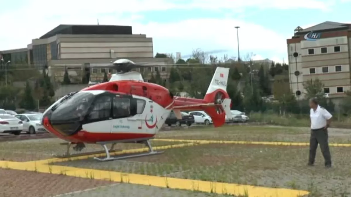 Tekne Faciasında Yaralananlar Ambulans Helikopterle Hastaneye Götürüldü