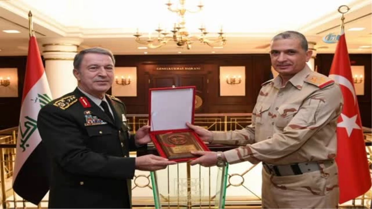 Genelkurmay Başkanı Orgeneral Akar Irak Genelkurmay Başkanı ile Görüştü