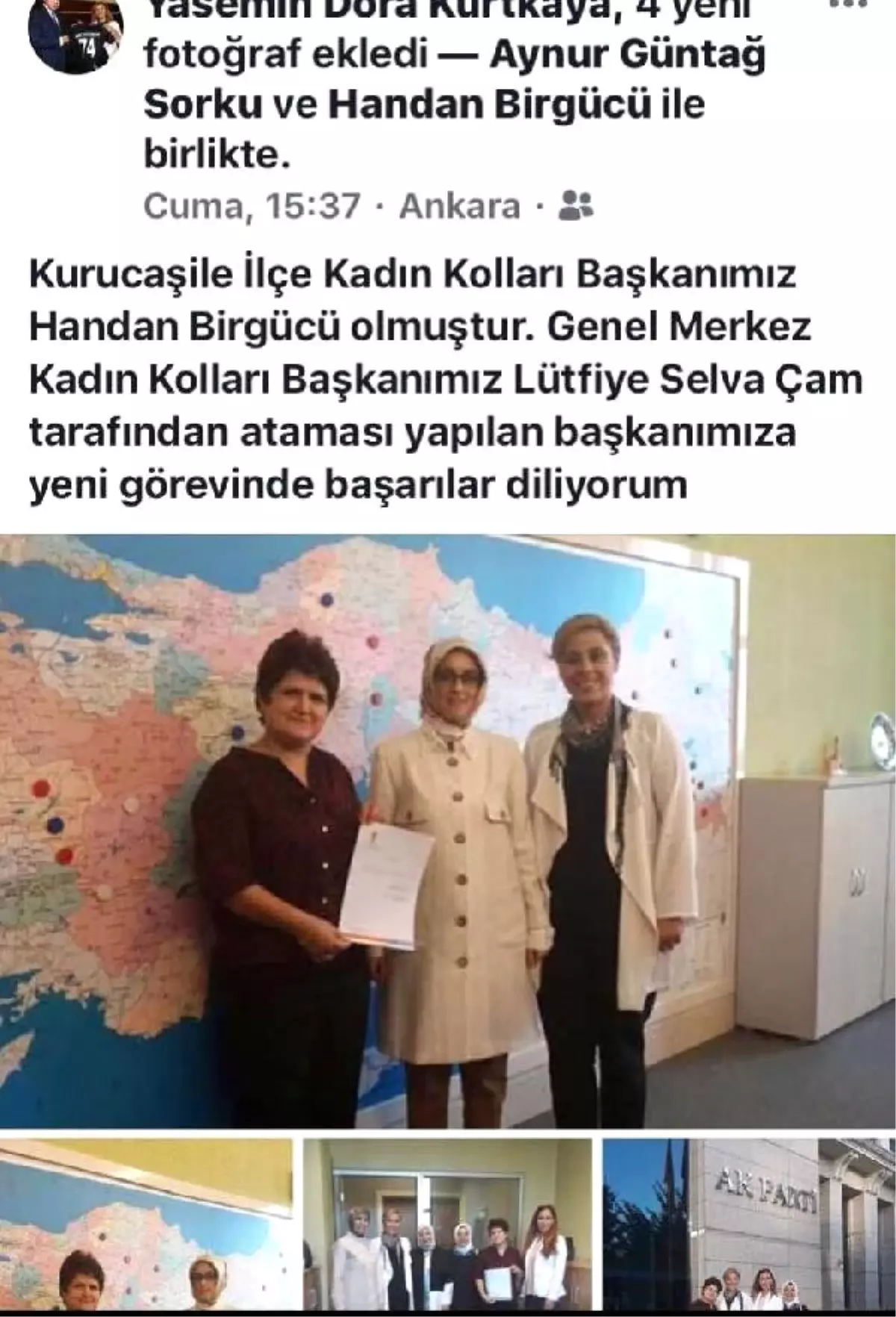 İçki İçerken Fotoğrafı Ortaya Çıkan AK Parti Kadın Kolları Başkanı Görevden Alındı