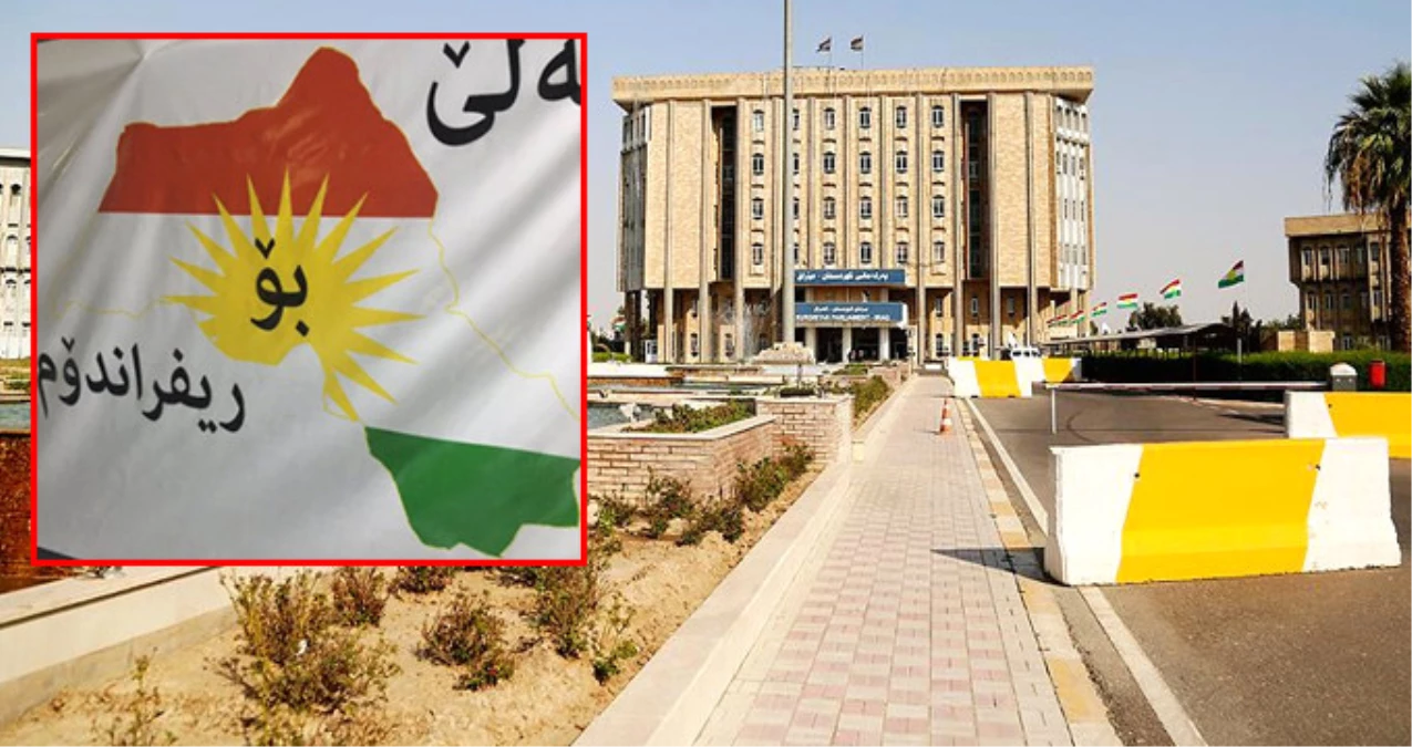 Referanduma 1 Gün Kala Erbil Sokaklarına Sözde Kürdistan Haritası Asıldı!