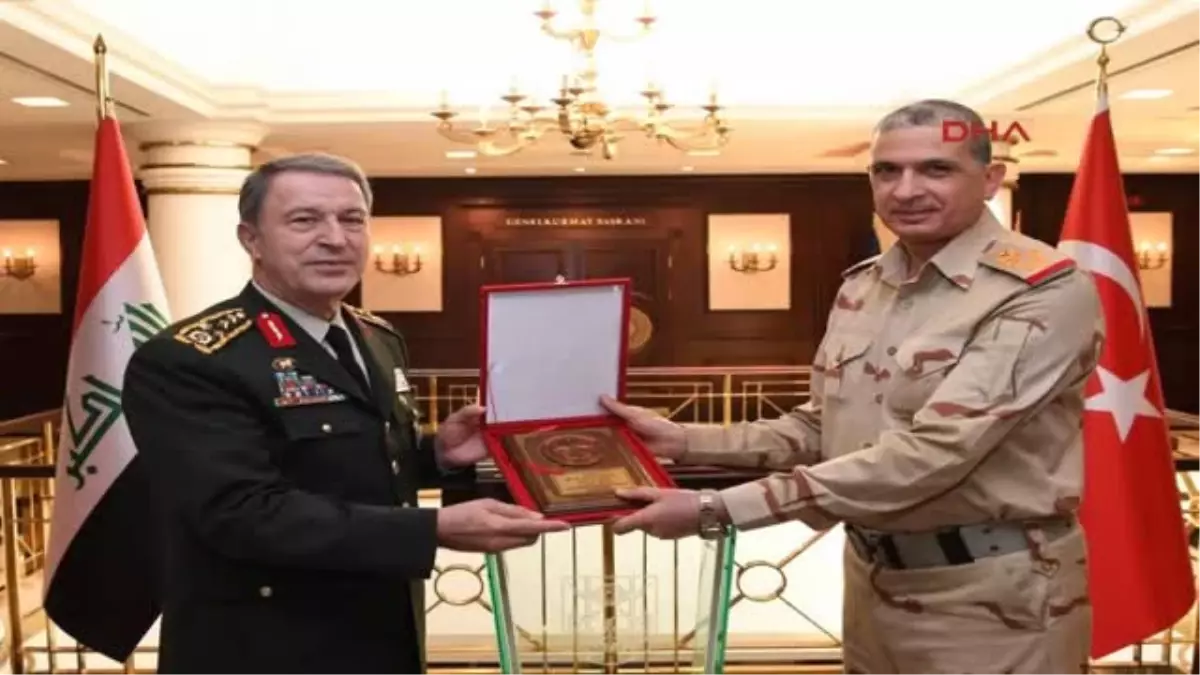 Orgeneral Hulusi Akar, Iraklı Mevkidaşı Orgeneral Osman Ali Ferhud El-Ghanimi ile Görüştü