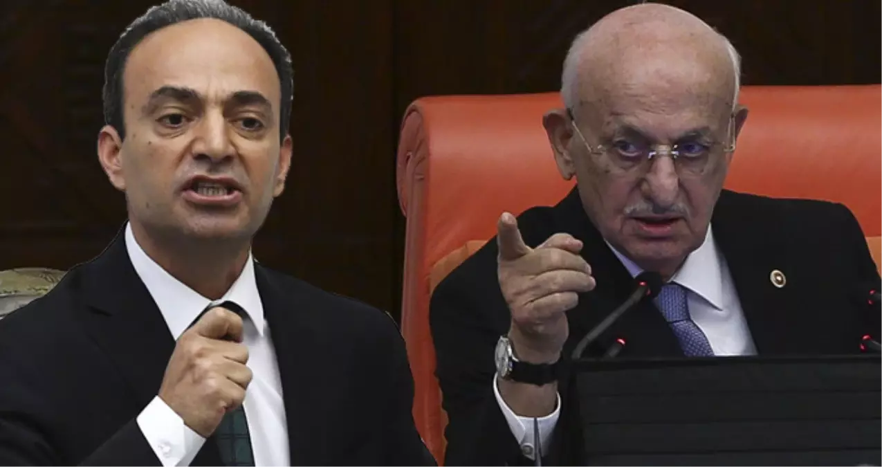 TBMM\'de Gergin Anlar! Meclis Başkanı, Osman Baydemir\'i Azarladı