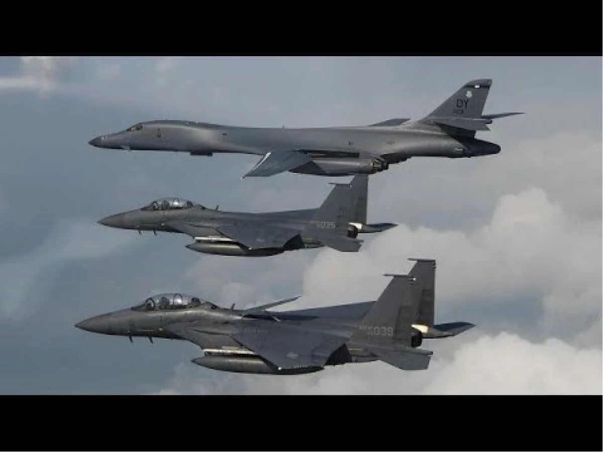 ABD Bombardıman Uçakları Kuzey Kore Sınırında