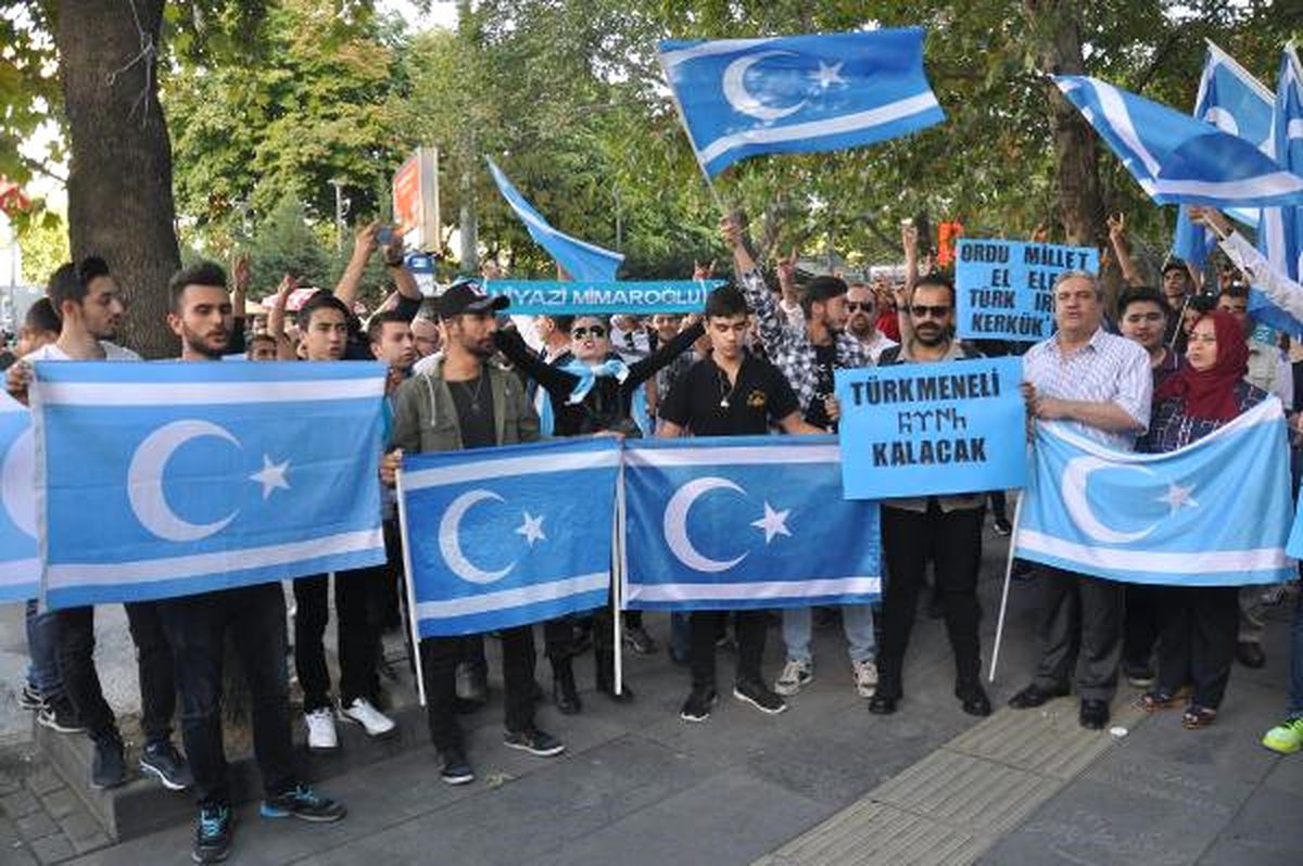 Başkentte \'Kerkük\' Protestosu