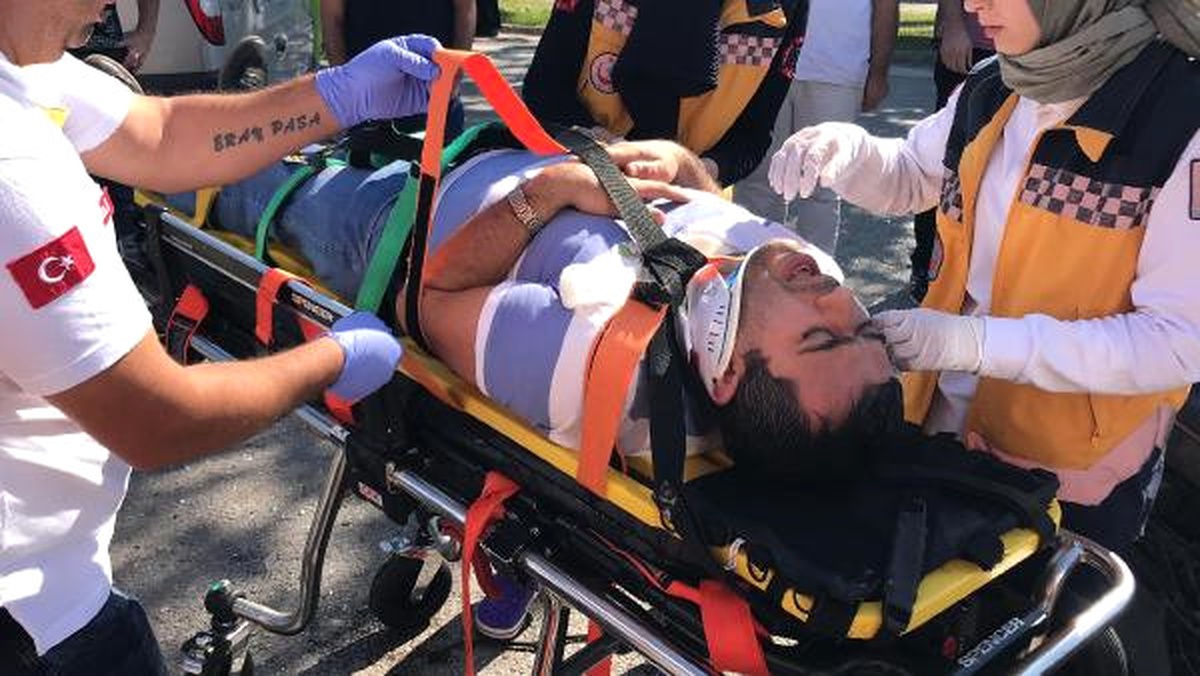 Işık İhlali Yapan Araç Kazaya Neden Oldu, Sürücü Yaralandı