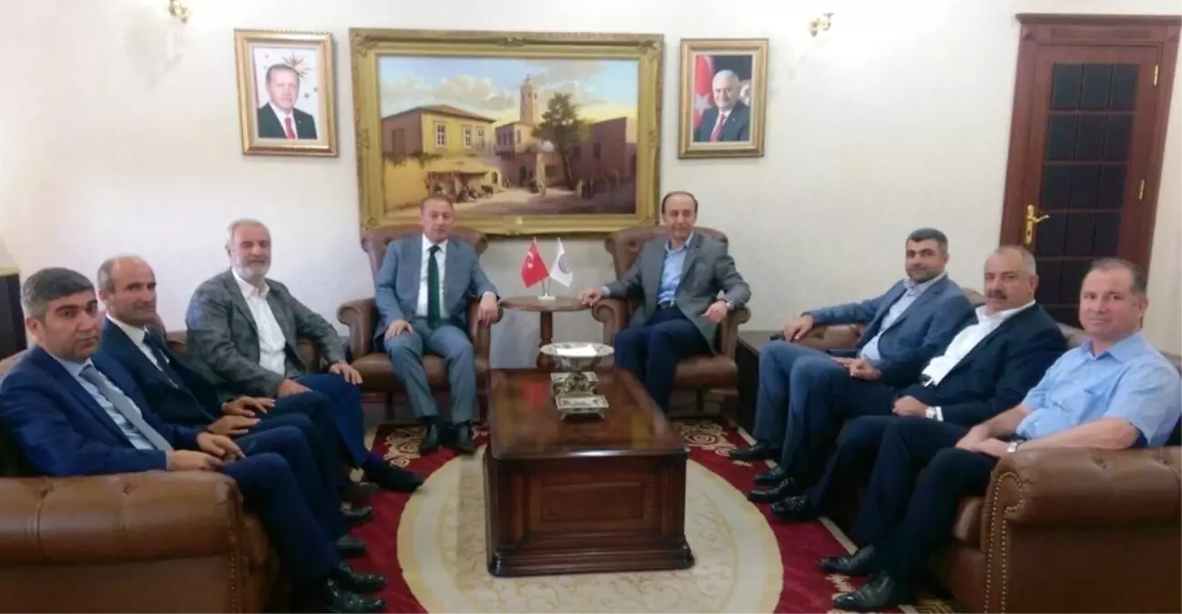 AK Parti Mardin Heyetinden Vali Abdullah Erin\'e Ziyaret