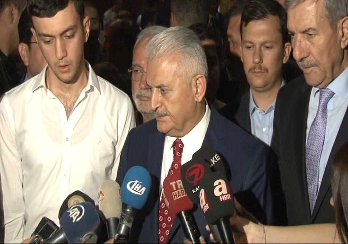 Başbakan Yıldırım Acı Haberin Ardından Hastaneye Geldi