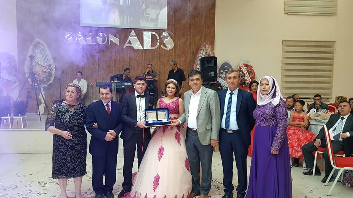 Başkan Yalçın, Genç Çiftin Mutluluğuna Ortak Oldu