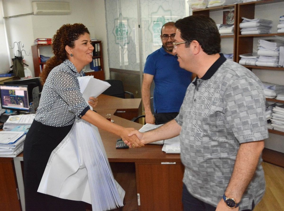 Başkan Yazgı, Mesaiye Kalan İmar Personelini Ziyaret Etti