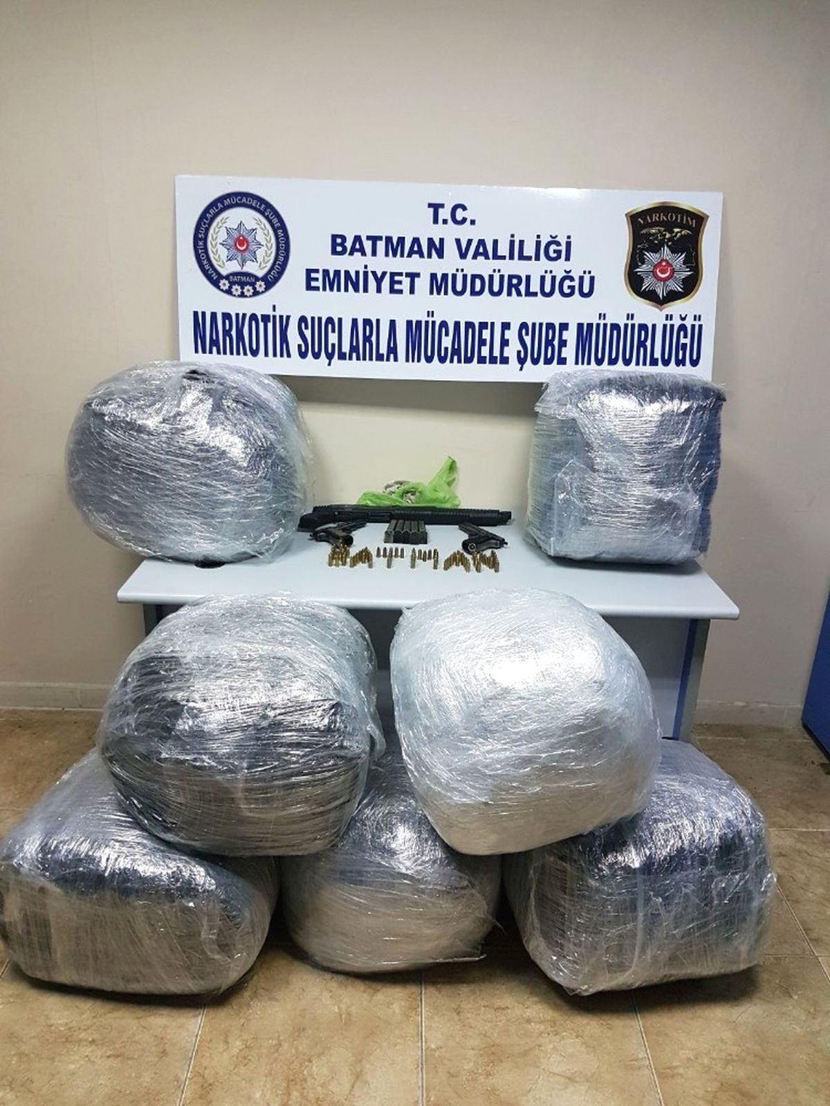 Batman\'da 94 Kilo 700 Gram Uyuşturucu Ele Geçirildi