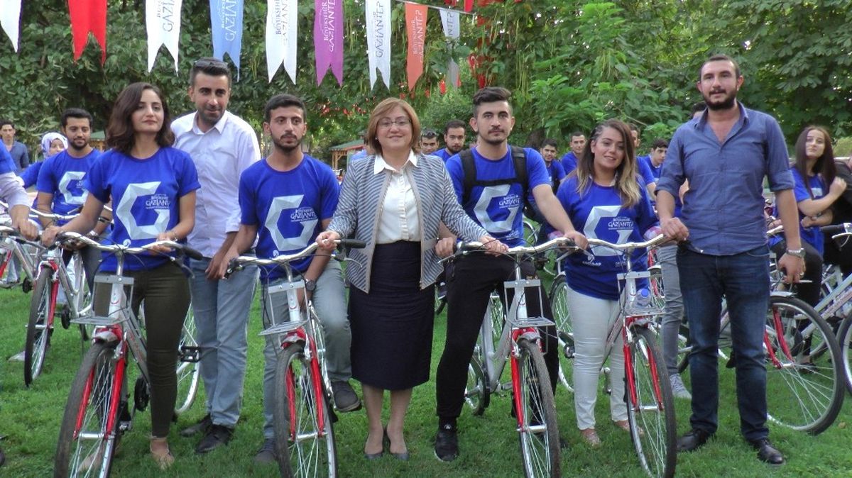 Gaziantep\'te 200 Bisiklet ile \'Sağlık İçin Pedalla\' Etkinliği