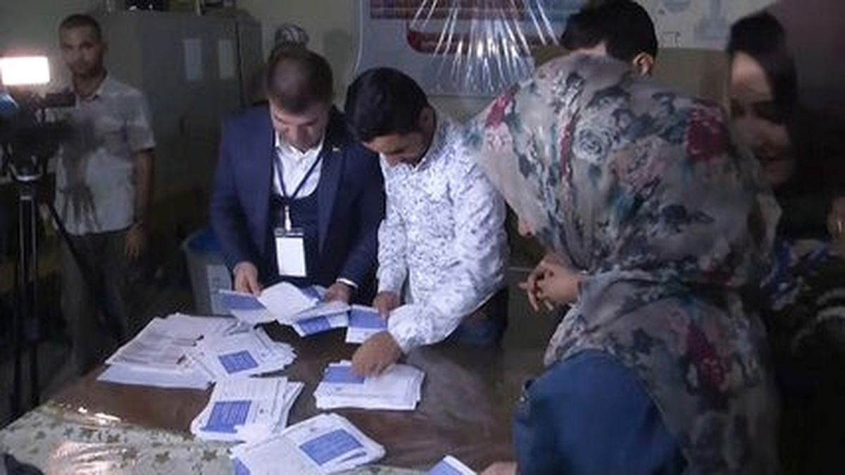 Ikby\'nin Bağımsızlık Referandumunda Oy Sayma İşlemine Geçildi