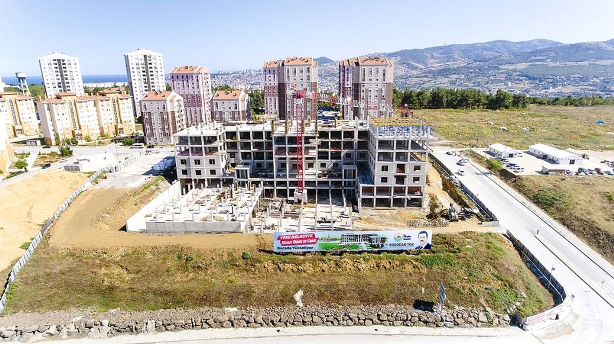İlkadım\'da Yeni Hizmet Binası Yükseliyor