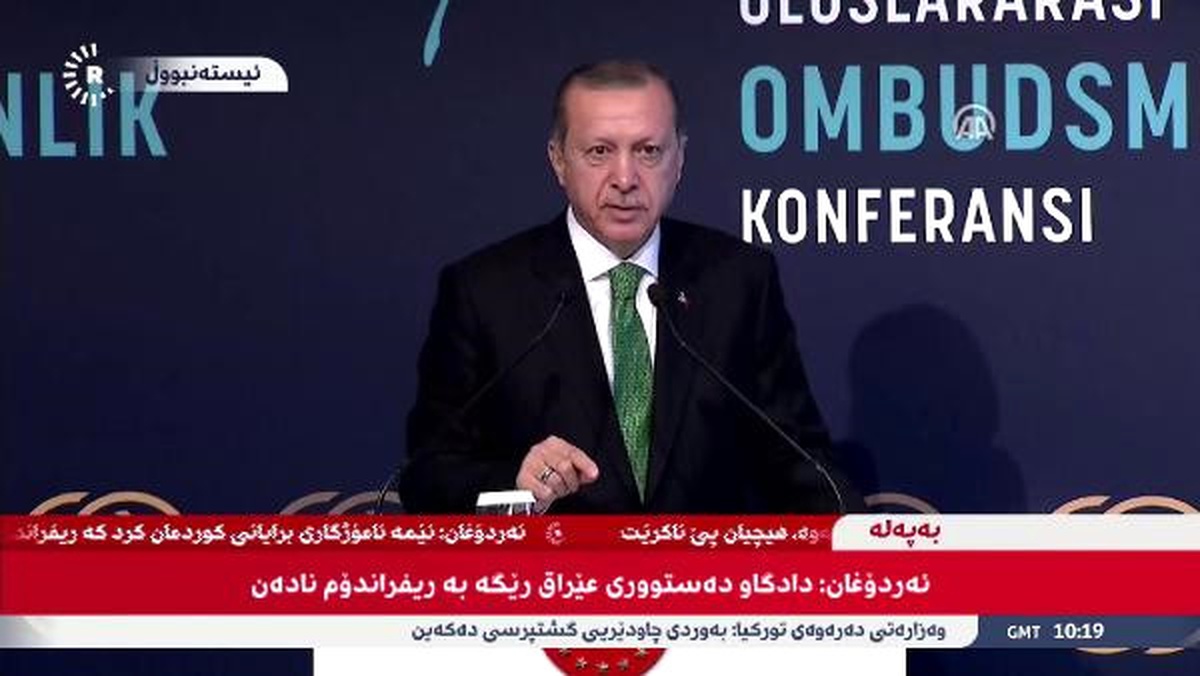 Kuzey Irak\'taki Kanallar Erdoğan\'ın Konuşmasını Canlı Yayınladı